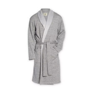 UGG Robinson Men's Grey Heather Plush Bath Robe NWT